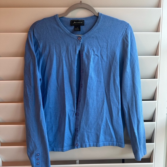 jillanova Tops - Jillanova Blue Knit Cardigan